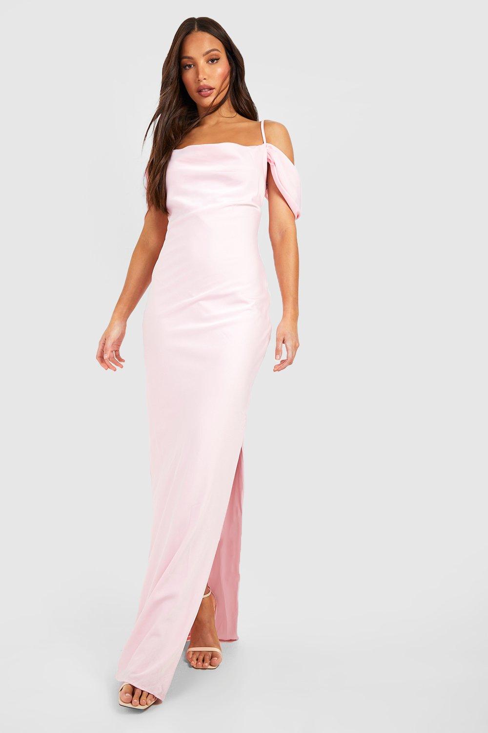 Boohoo dusty 2024 pink dress